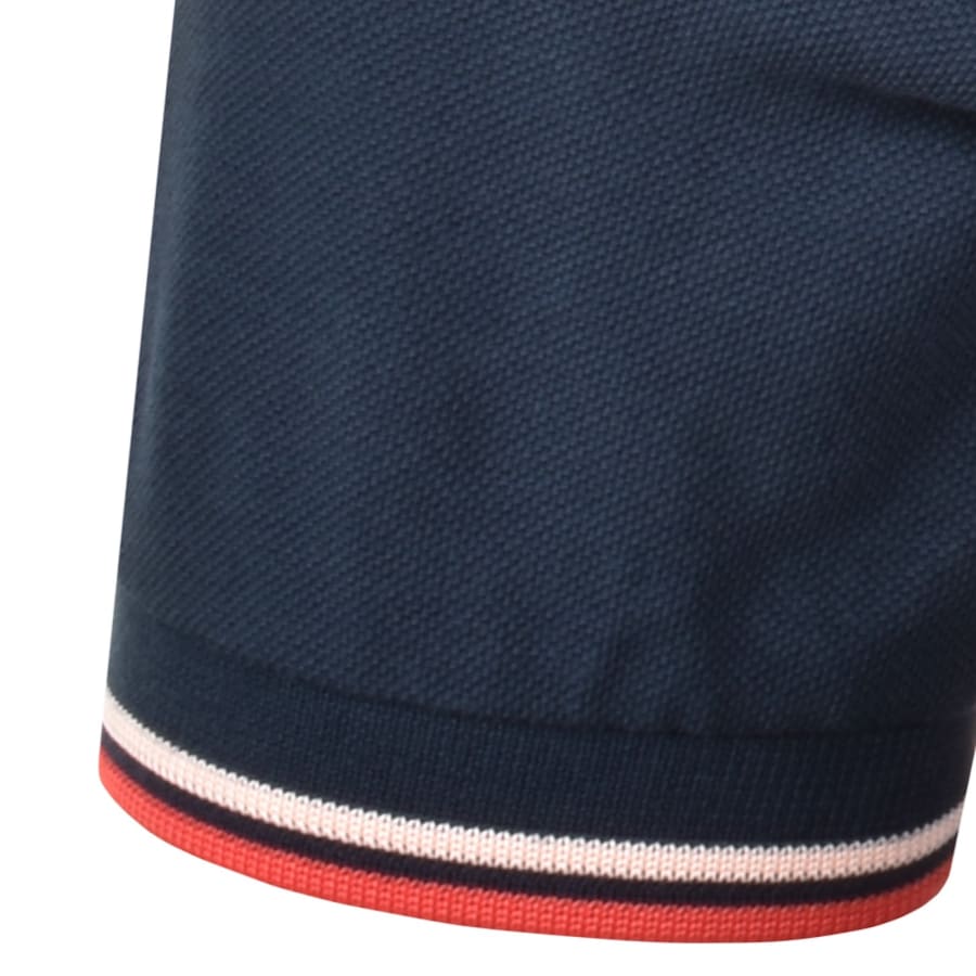 Image number 5 for Fred Perry Twin Tipped Polo T Shirt Blue