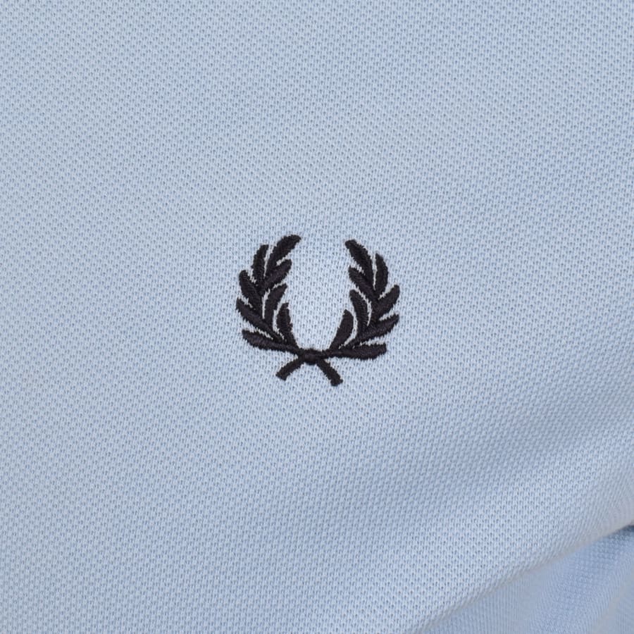 Image number 3 for Fred Perry Twin Tipped Polo T Shirt Blue