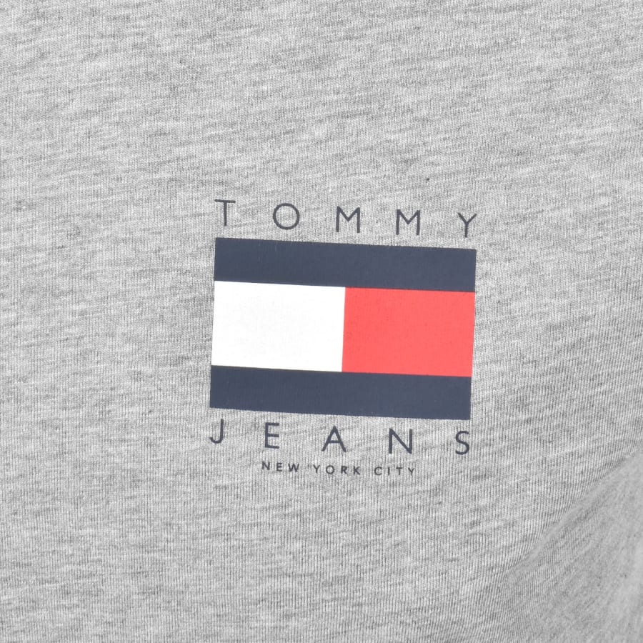 Image number 4 for Tommy Jeans Graphic Backprint T Shirt Grey