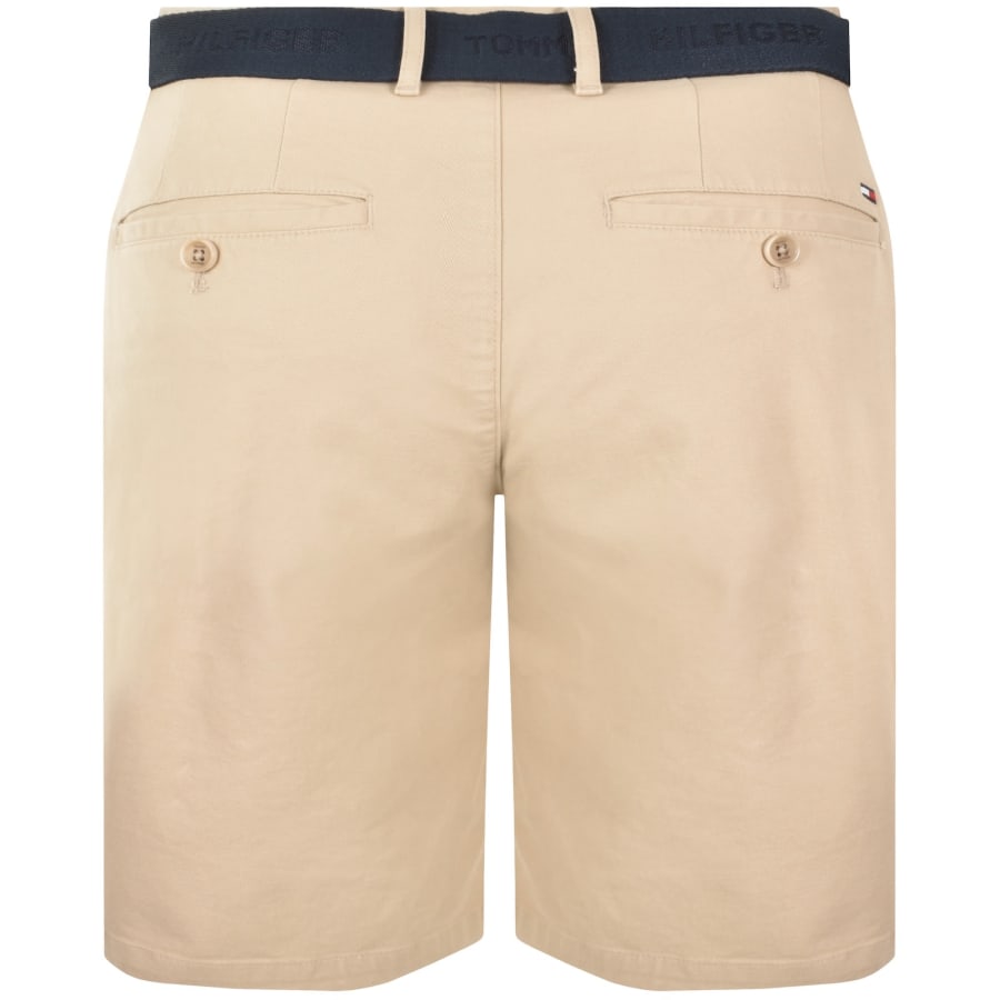Image number 2 for Tommy Hilfiger Brooklyn Twill Belt Shorts Beige