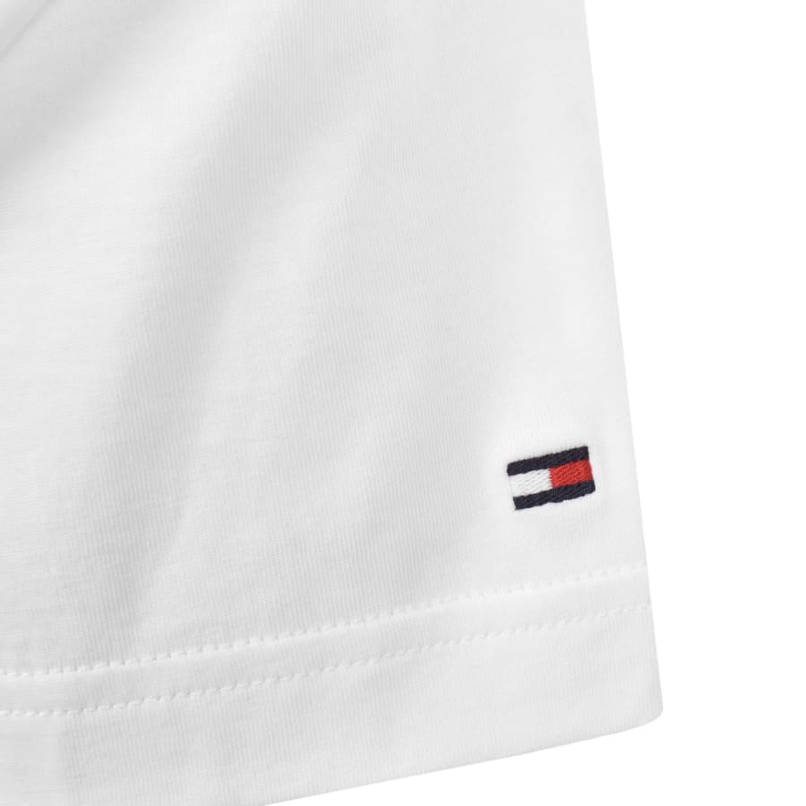 Image number 4 for Tommy Hilfiger Logo Brand Love T Shirt Off White