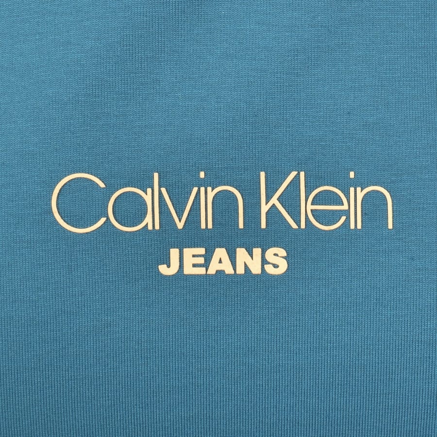 Image number 3 for Calvin Klein Jeans Relaxed Fit T Shirt Blue
