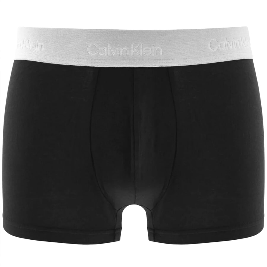 Image number 3 for Calvin Klein Underwear 3 Pack Trunks Black