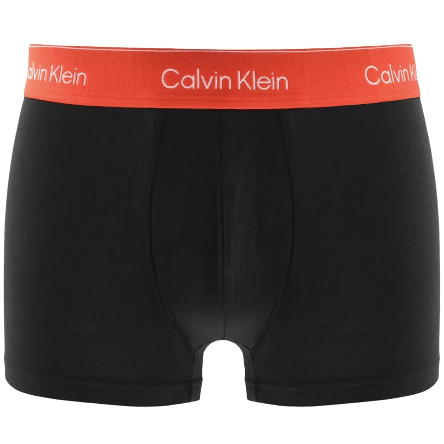 Image number 4 for Calvin Klein Underwear 3 Pack Trunks Black