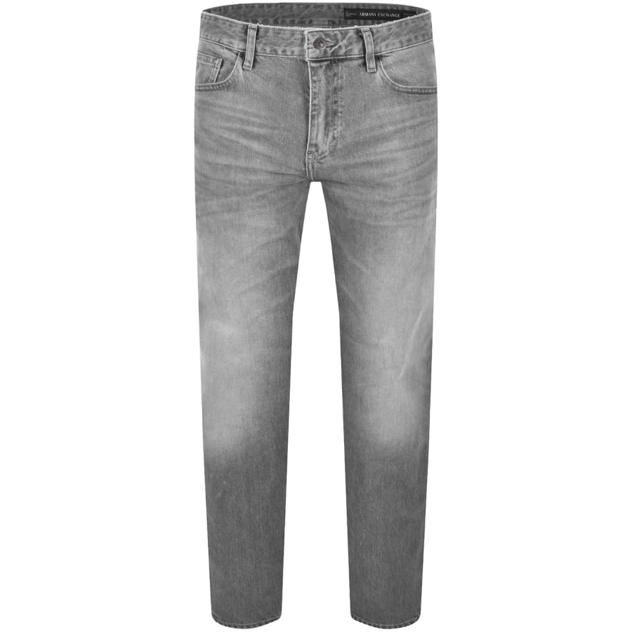 Image number 2 for Armani Exchange J13 Slim Denim Jeans Grey