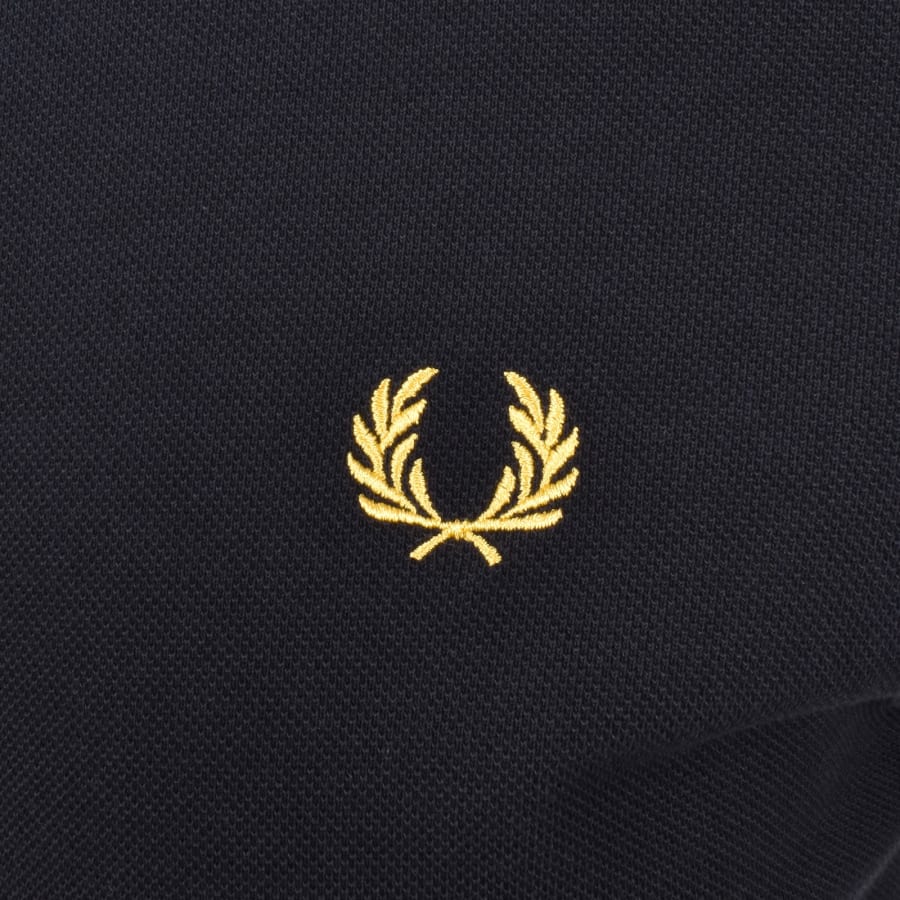 Image number 3 for Fred Perry Twin Tipped Polo T Shirt Navy
