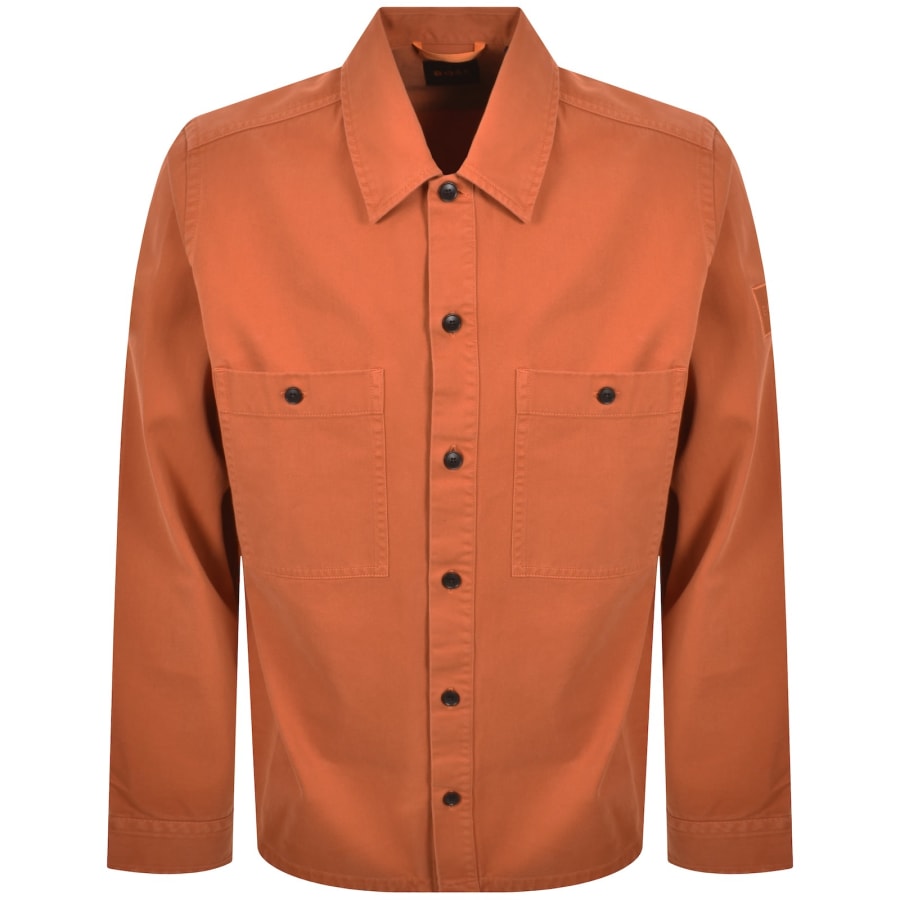 Image number 2 for BOSS Locky 2 Overshirt Open Orange