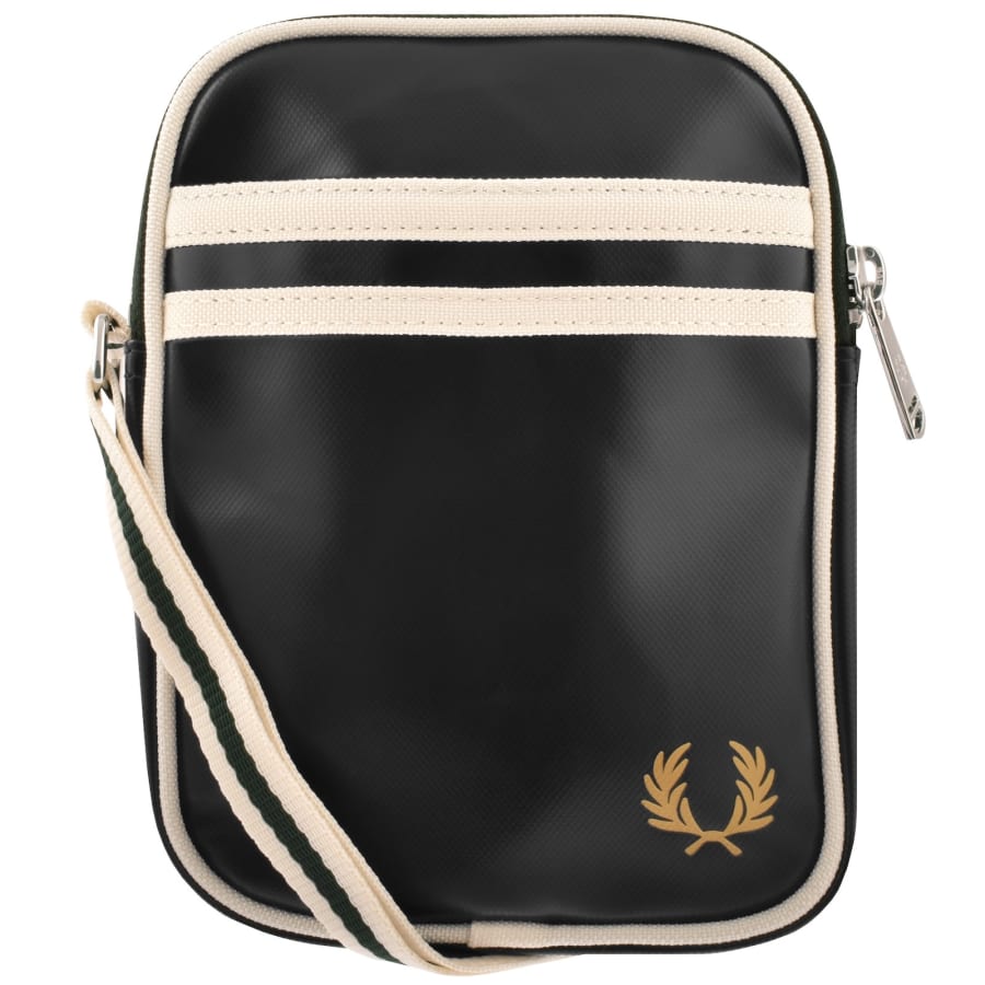 Image number 1 for Fred Perry Classic Small Side Bag Night Green