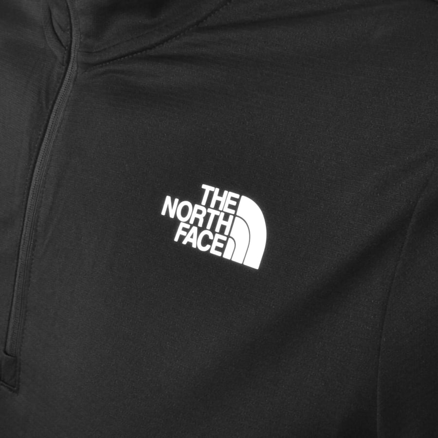 Image number 3 for The North Face Quarter Zip T Shirt Black