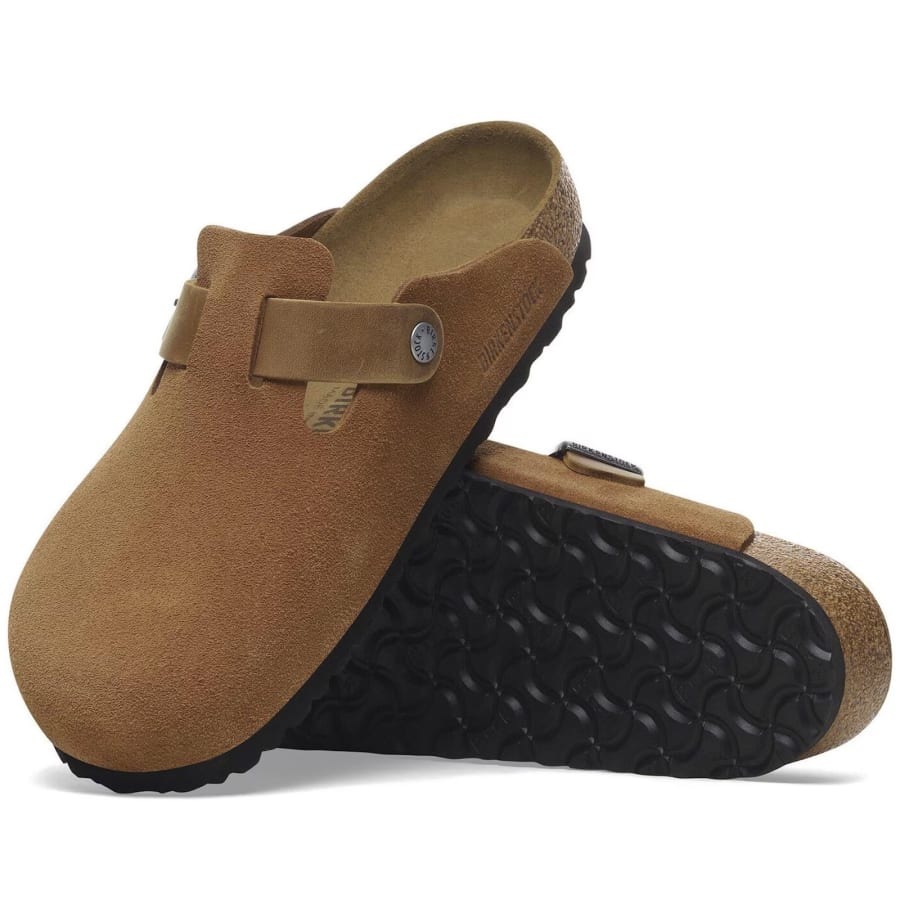 Image number 4 for Birkenstock Boston BS Mules Cognac