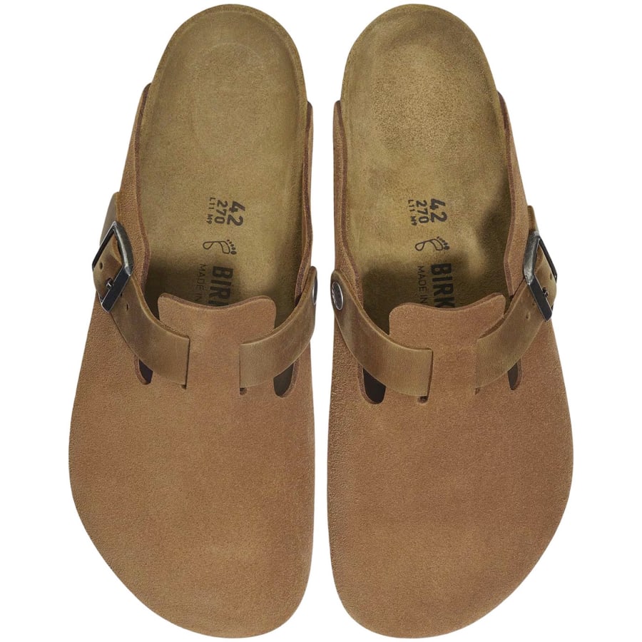 Image number 1 for Birkenstock Boston BS Mules Cognac