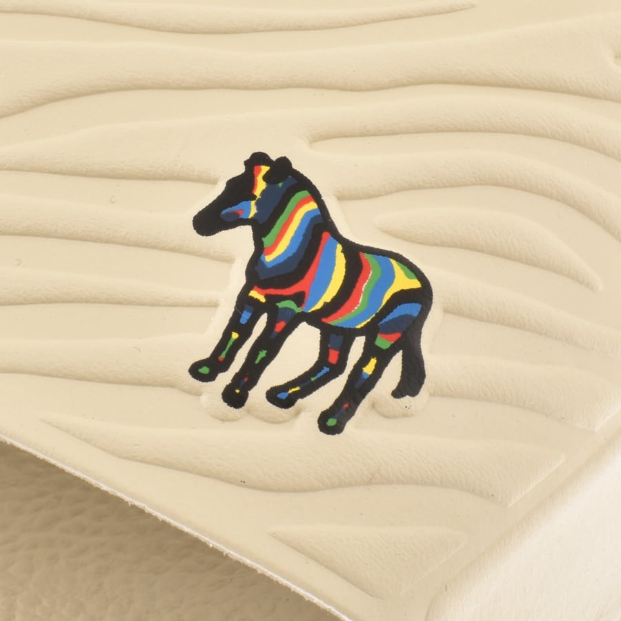 Image number 4 for Paul Smith Zed Sliders Off White