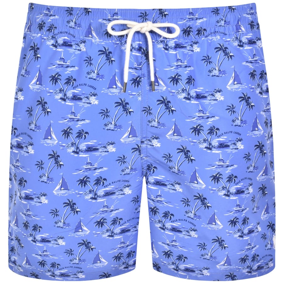 Image number 1 for Ralph Lauren Traveller Swim Shorts Blue
