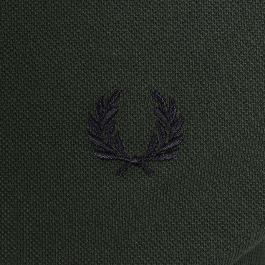 Image number 3 for Fred Perry Twin Tipped Polo T Shirt Green