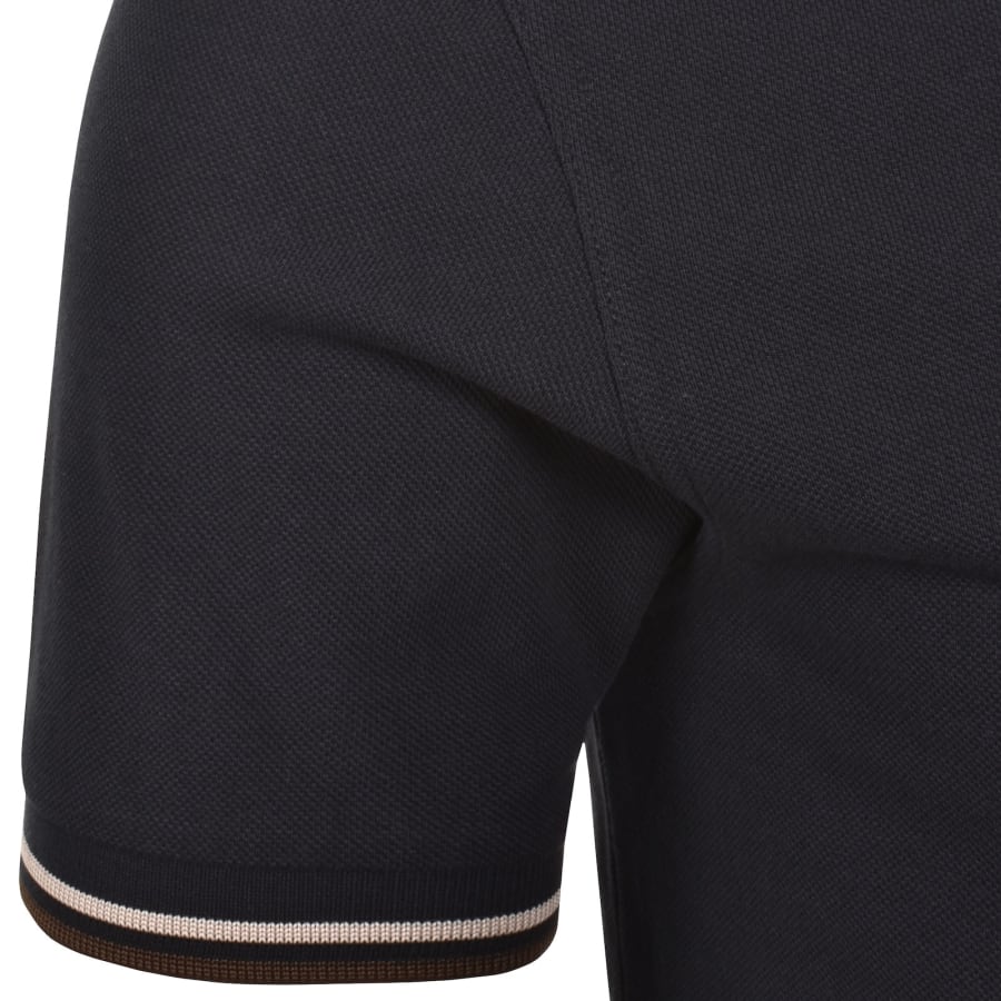 Image number 5 for Fred Perry Twin Tipped Polo T Shirt Navy