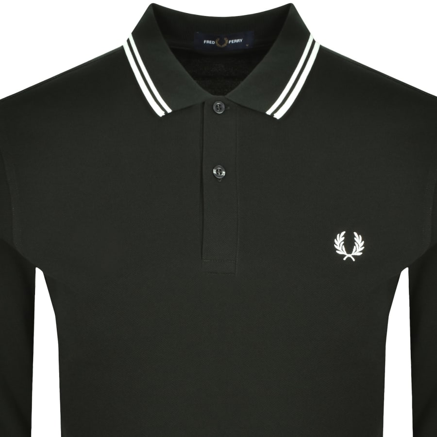 Image number 2 for Fred Perry Twin Tipped Polo T Shirt Green
