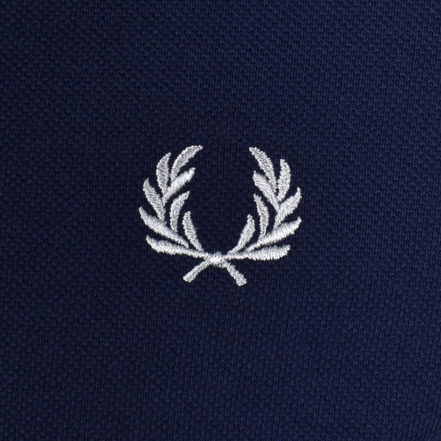 Image number 3 for Fred Perry Twin Tipped Polo T Shirt Navy
