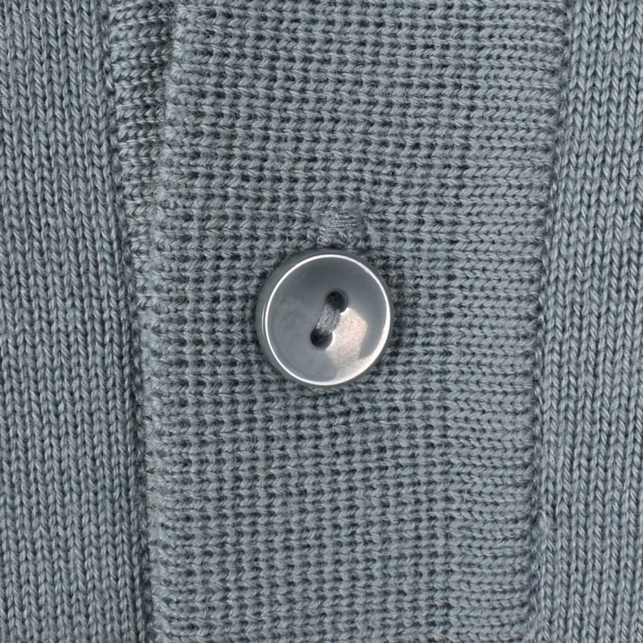 Image number 4 for Fred Perry Long Sleeve Knit Polo Stockport Blue