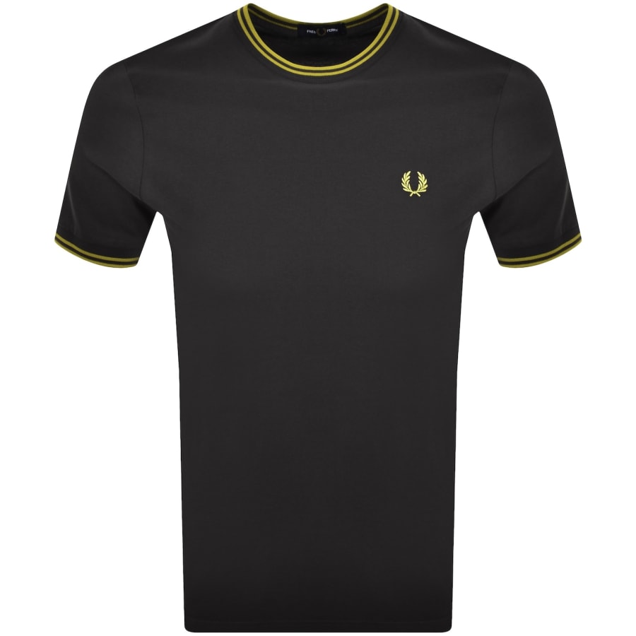 Image number 1 for Fred Perry Twin Tipped T Shirt Grey