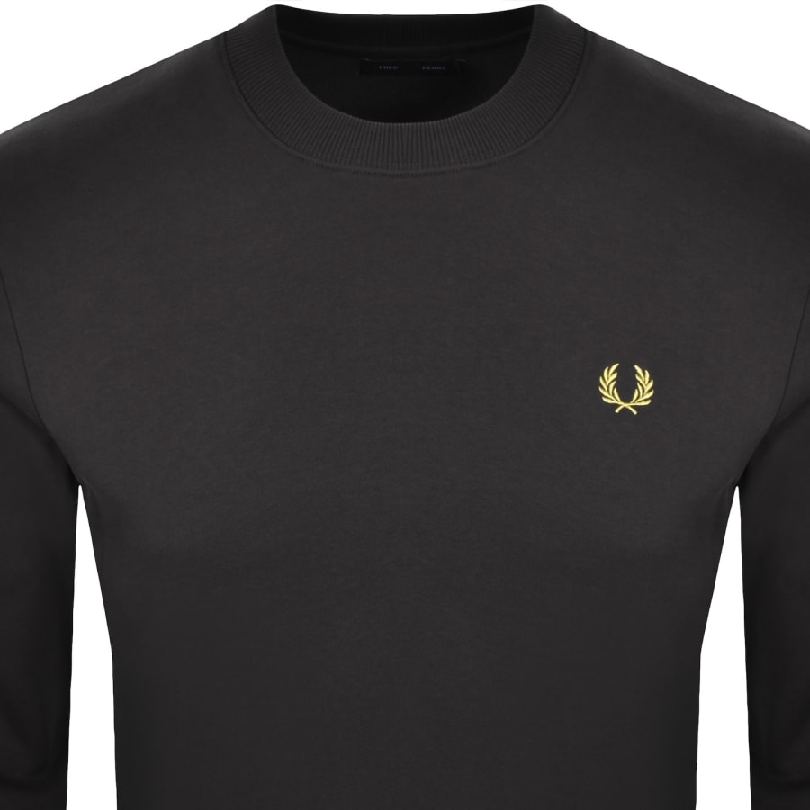 Image number 2 for Fred Perry Crew Neck Sweatshirt Anchor Grey