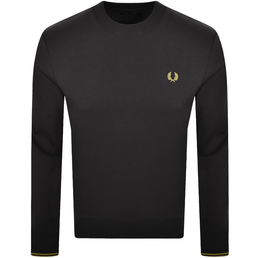 Image number 1 for Fred Perry Crew Neck Sweatshirt Anchor Grey