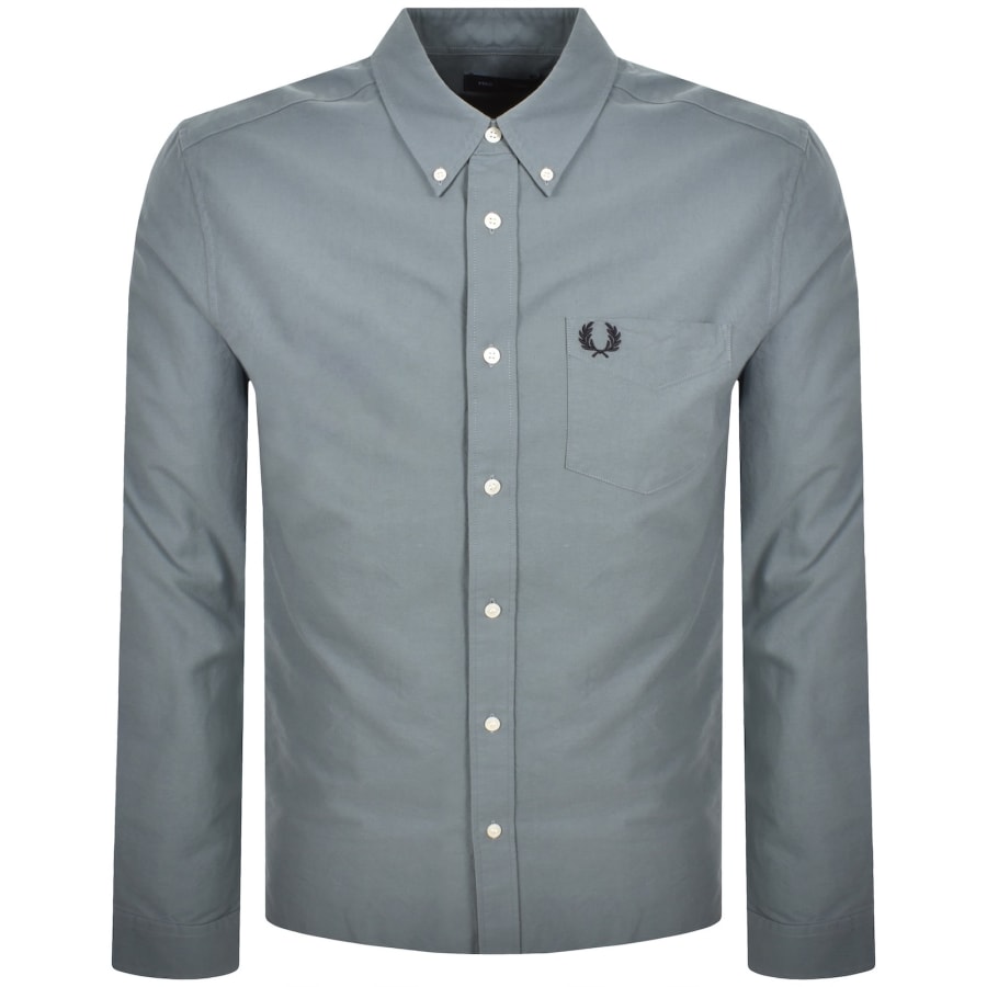 Image number 1 for Fred Perry Oxford Shirt Stockport Blue
