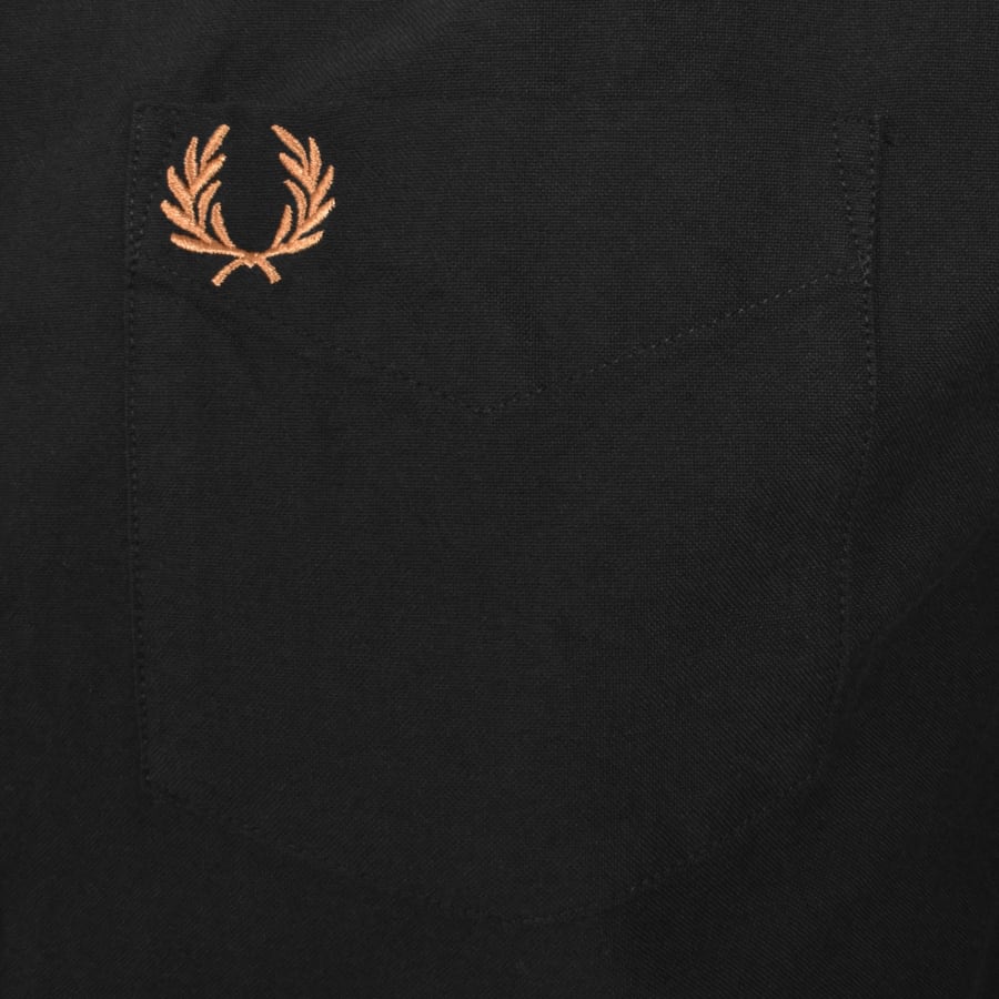 Image number 3 for Fred Perry Oxford Shirt Black
