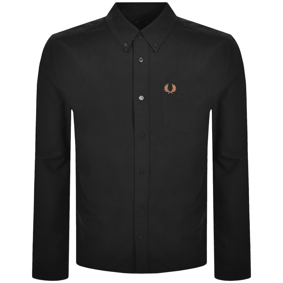 Image number 1 for Fred Perry Oxford Shirt Black