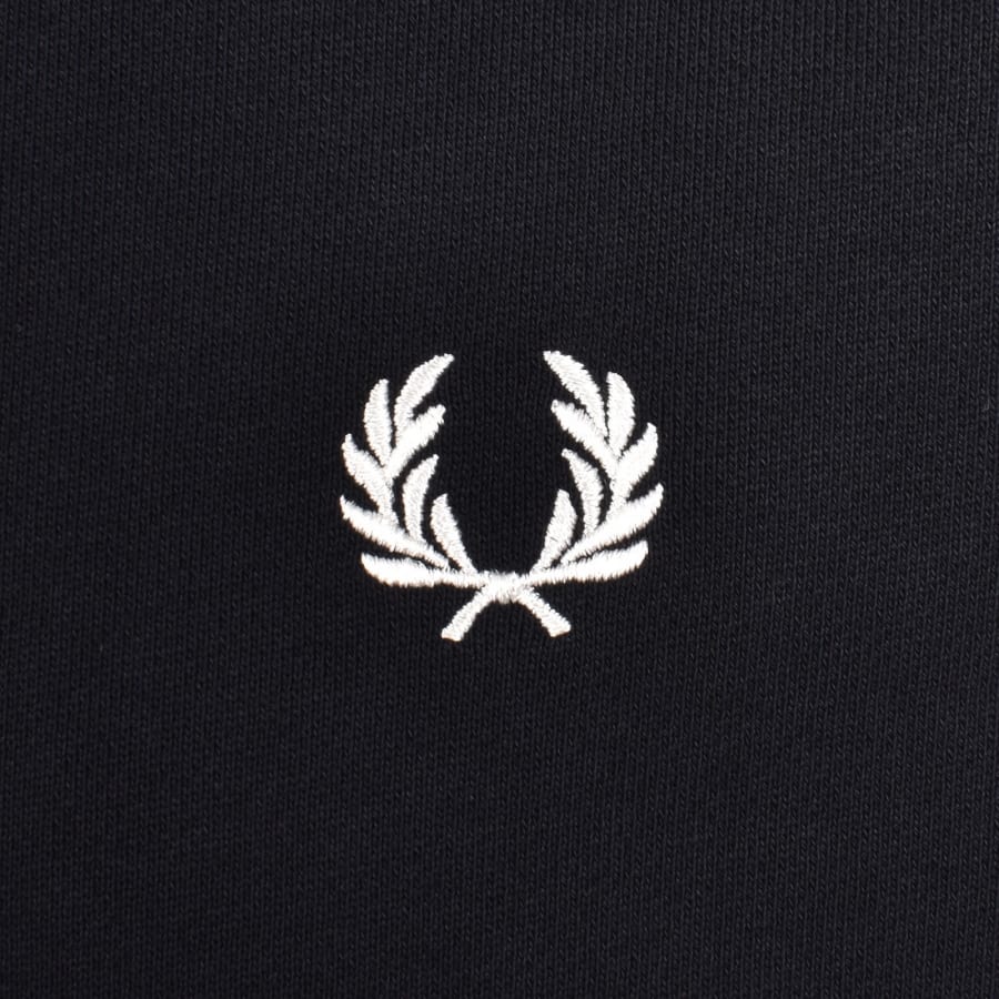 Image number 3 for Fred Perry Half Zip Sweatshirt Navy