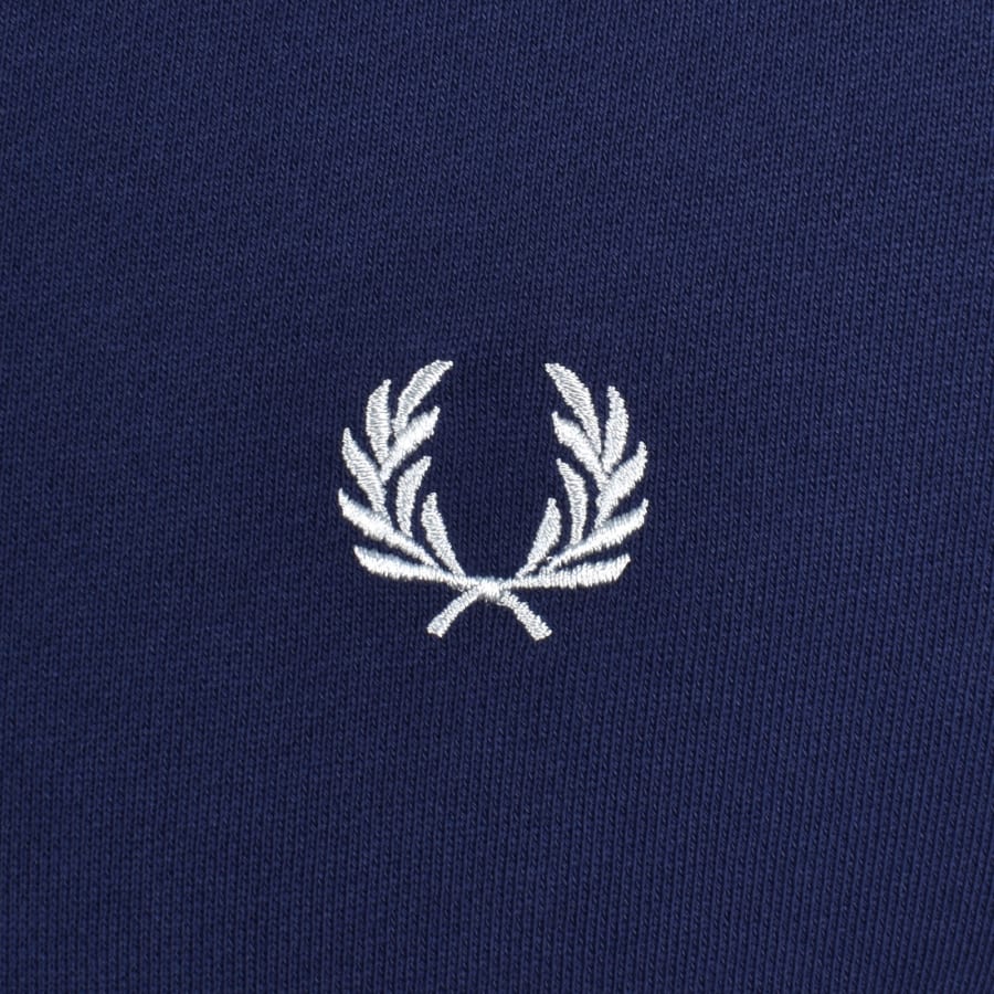 Image number 3 for Fred Perry Half Zip Sweatshirt French Navy