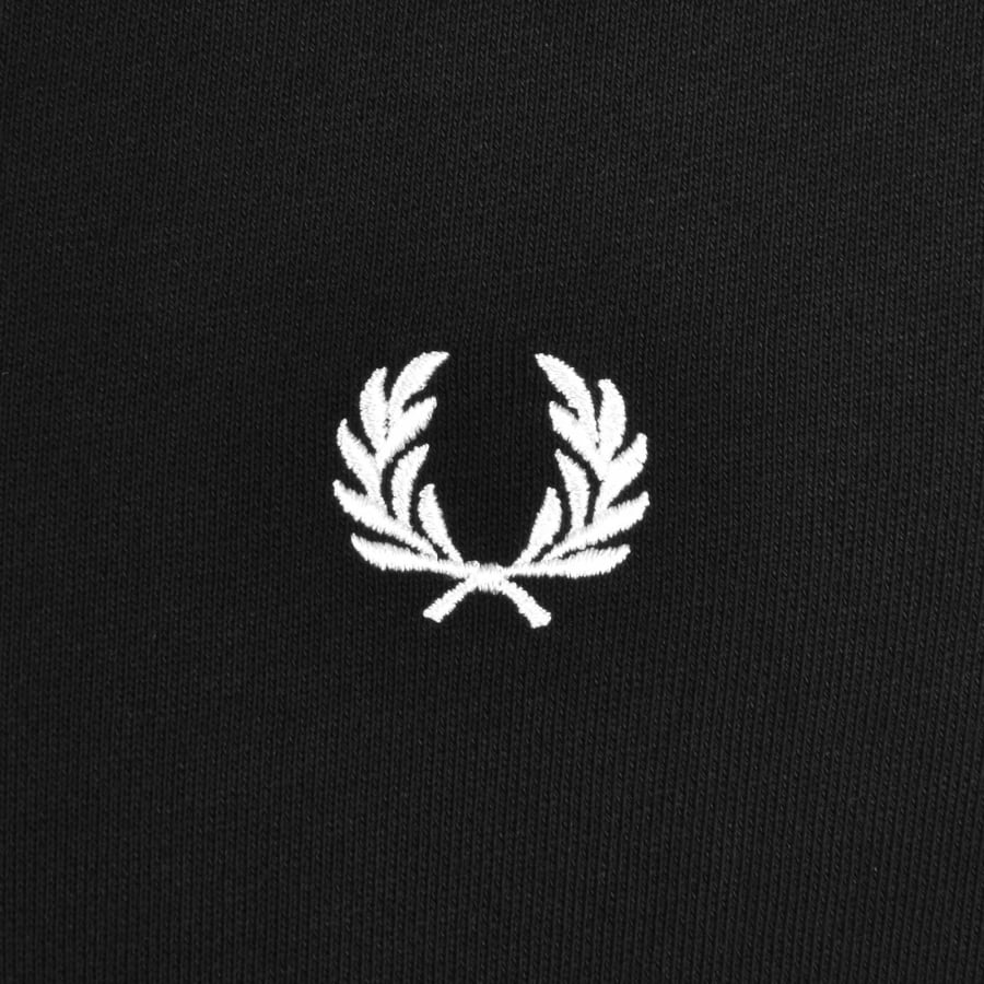 Image number 3 for Fred Perry Half Zip Sweatshirt Black