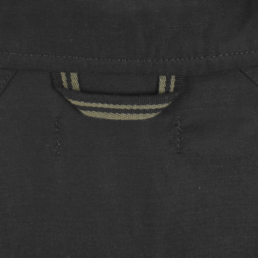Image number 5 for Fred Perry Raglan Utility Overshirt Black