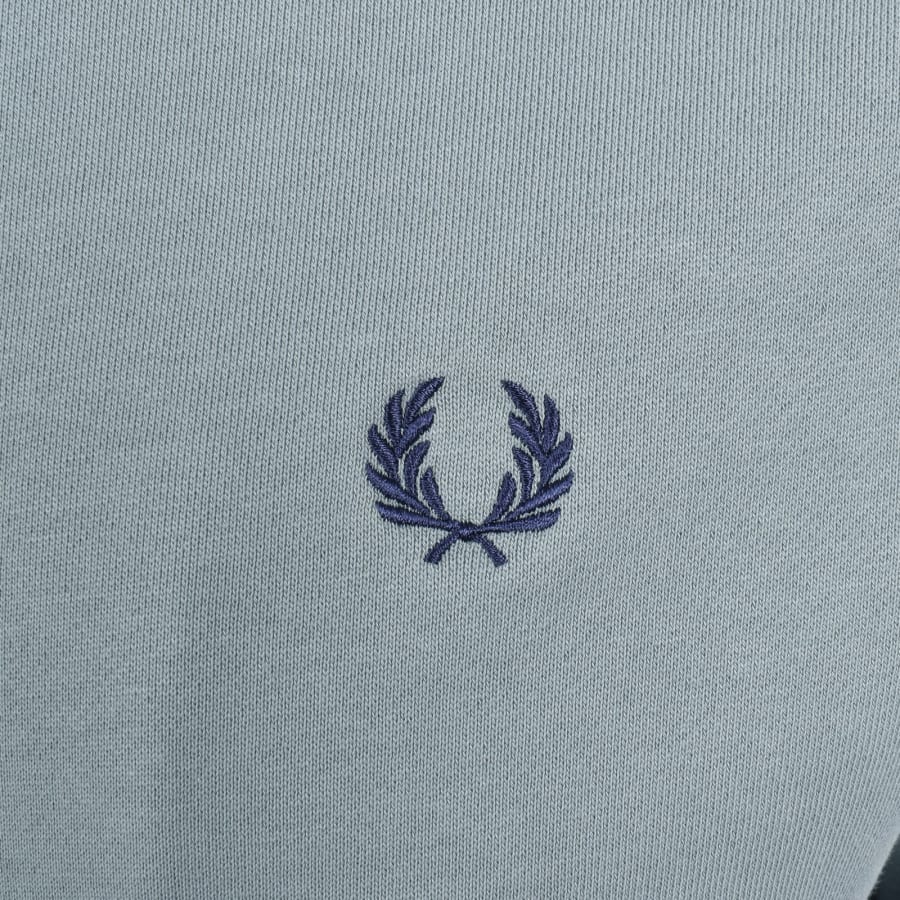 Image number 3 for Fred Perry Zip Through Sweatshirt Stockport Blue
