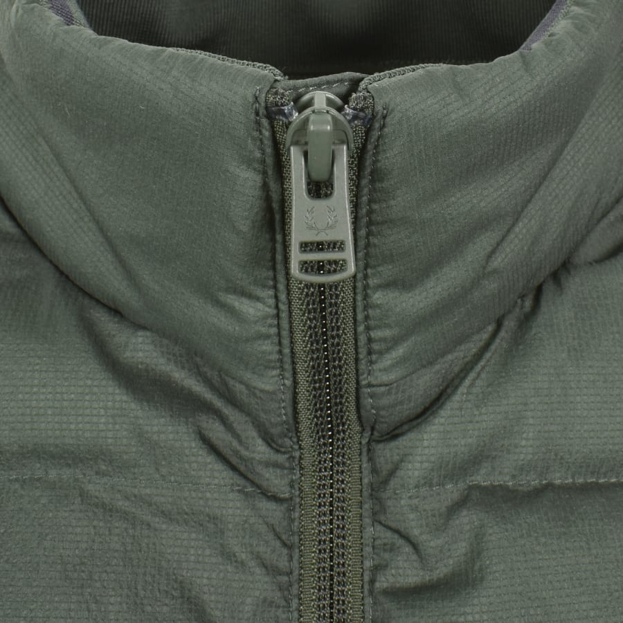 Image number 4 for Fred Perry Insulated Gilet Court Green