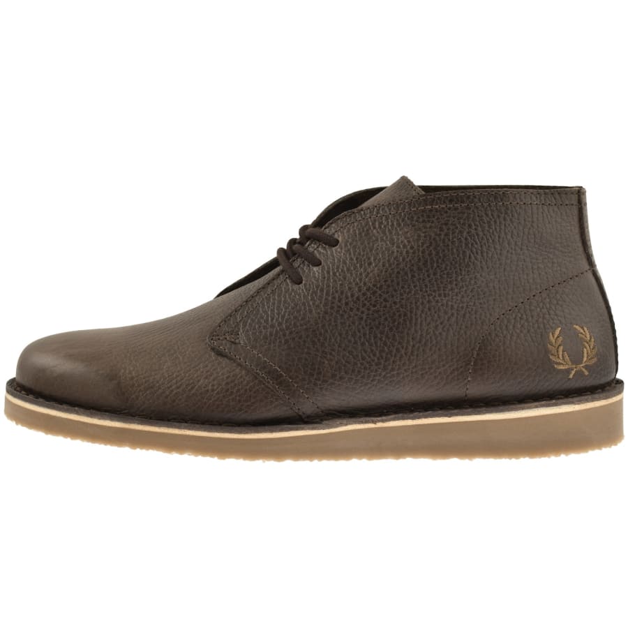 Image number 1 for Fred Perry Hawley Leather Shoes Brown