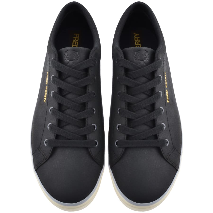 Image number 3 for Fred Perry Baseline Nubuck Trainers Navy