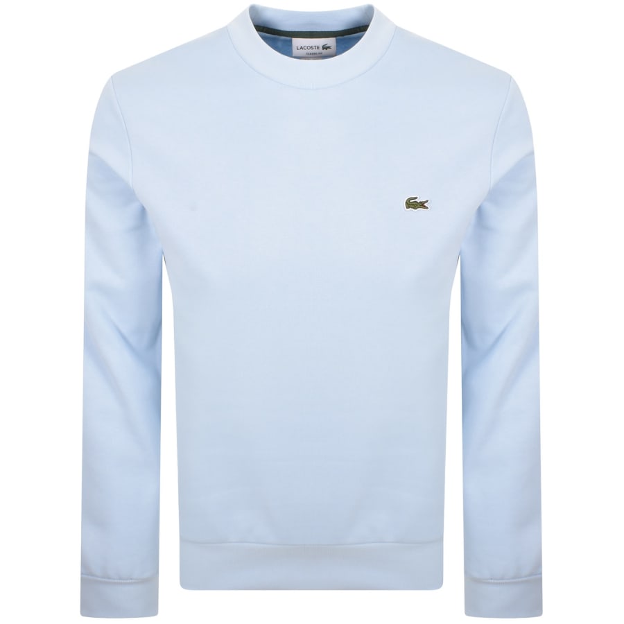 Image number 1 for Lacoste Crew Neck Sweatshirt Sky Blue