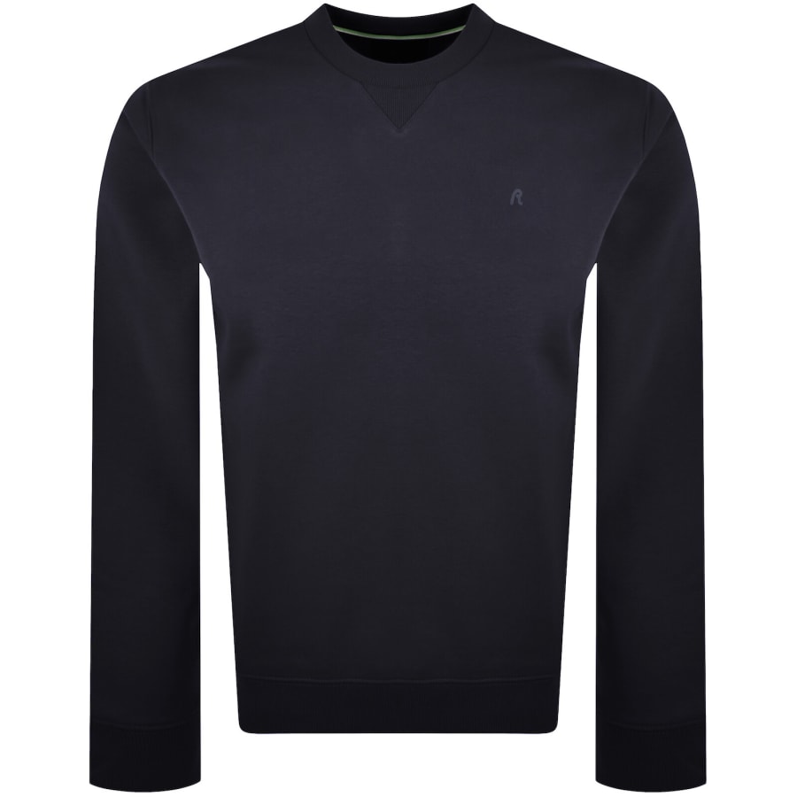 Image number 1 for Replay Crew Neck Sweatshirt Navy