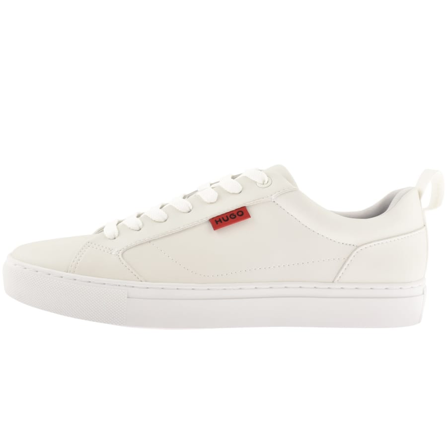 Image number 1 for HUGO Morrie Tennis Trainers Off White