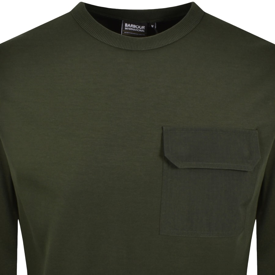 Image number 2 for Barbour International Ilford Sweatshirt Green