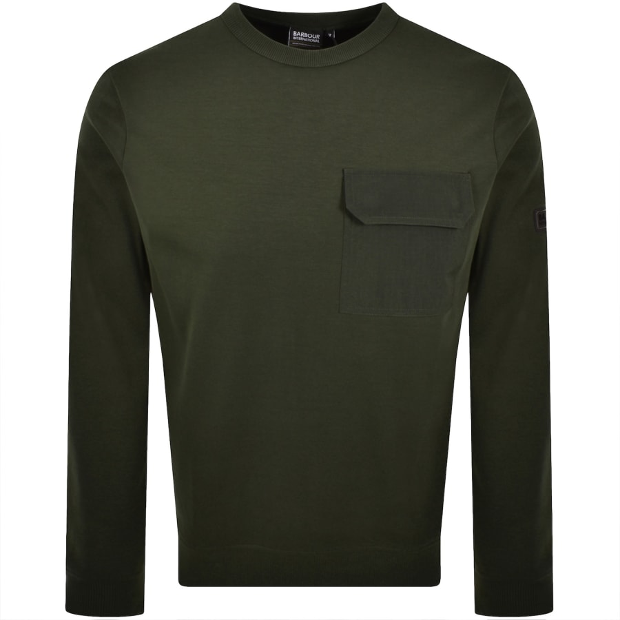 Image number 1 for Barbour International Ilford Sweatshirt Green