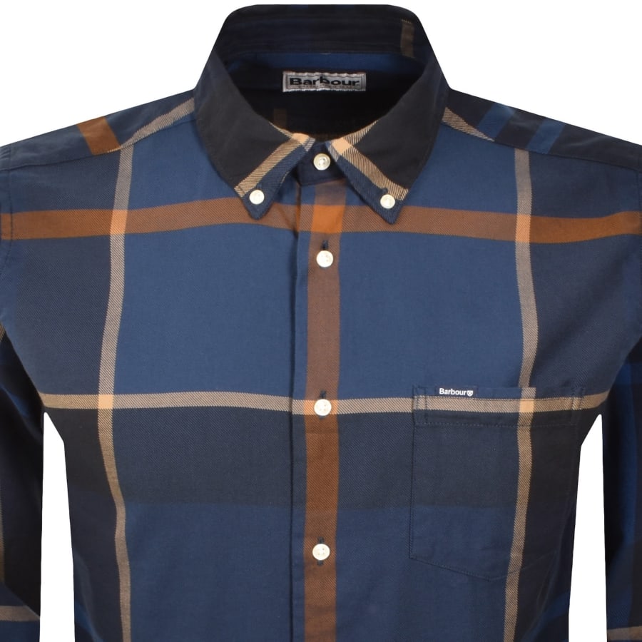 Image number 2 for Barbour Dunoon Tailored Shirt Midnight Tartan