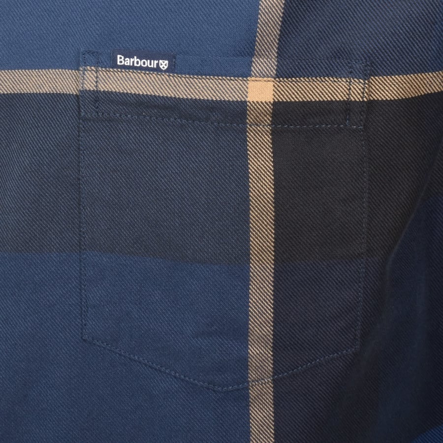 Image number 3 for Barbour Dunoon Tailored Shirt Midnight Tartan