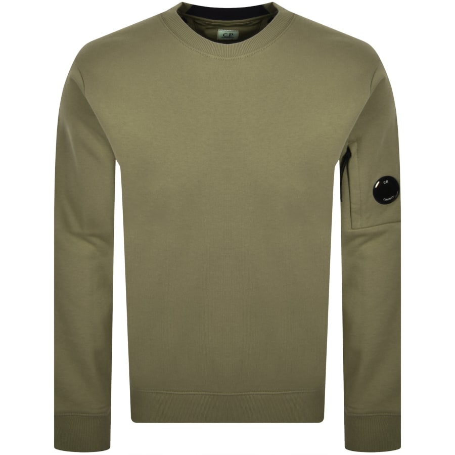 Image number 2 for CP Company Crew Neck Sweatshirt Green