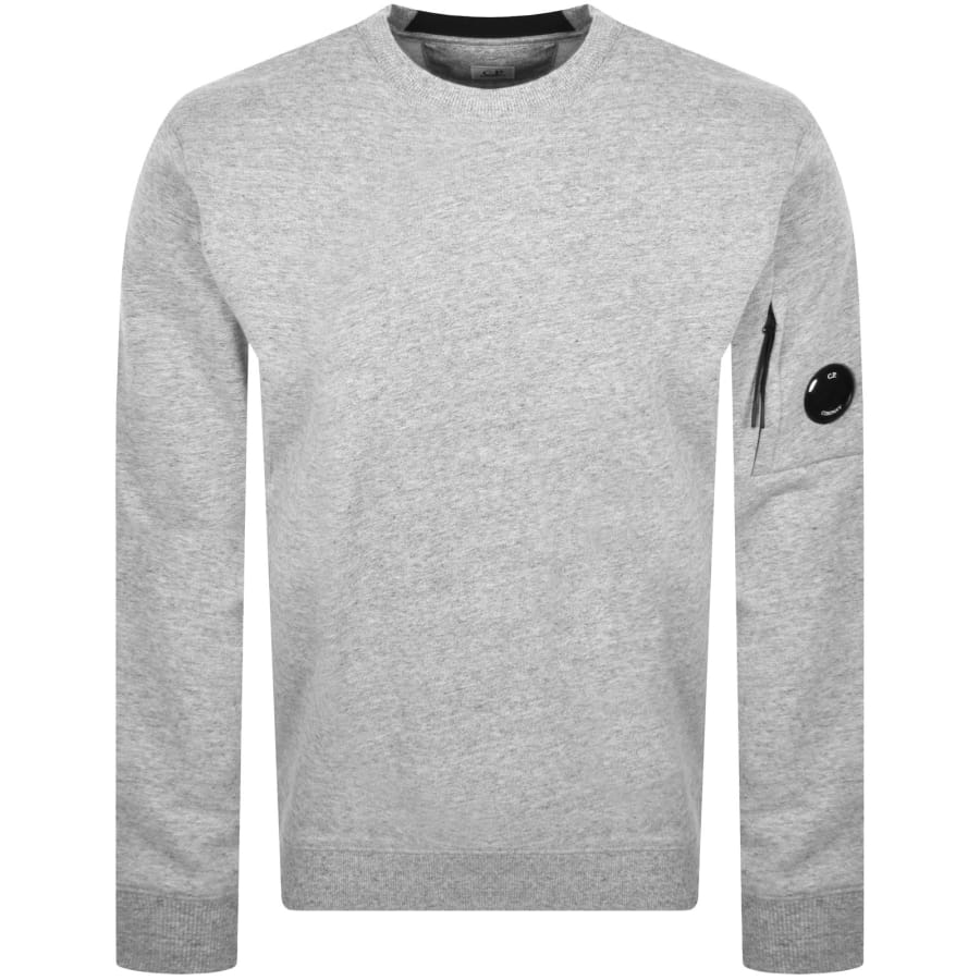Image number 2 for CP Company Crew Neck Sweatshirt Grey