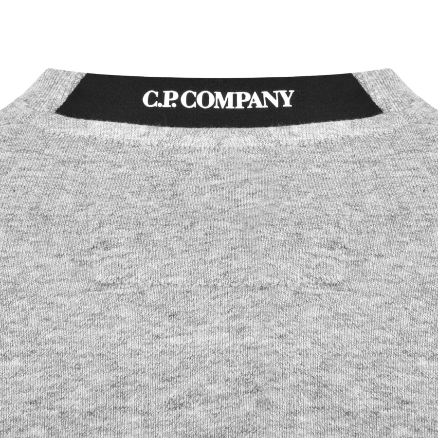 Image number 5 for CP Company Crew Neck Sweatshirt Grey