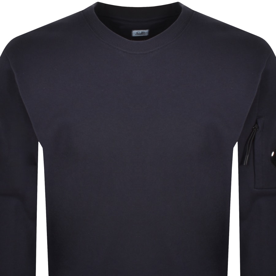 Image number 3 for CP Company Crew Neck Sweatshirt Dark Blue