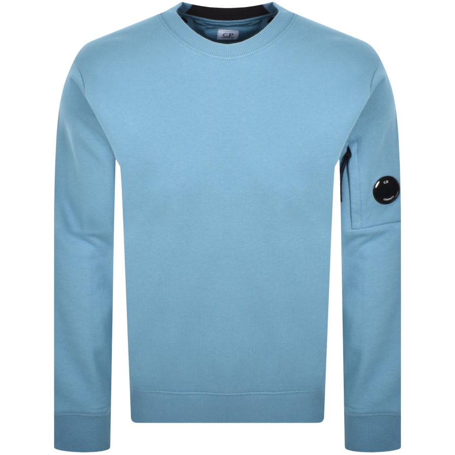 Image number 2 for CP Company Crew Neck Sweatshirt Blue
