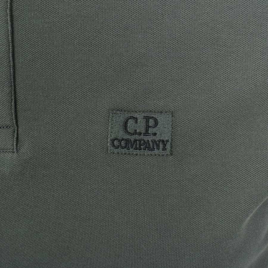 Image number 3 for CP Company Polo T Shirt Dark Shadow