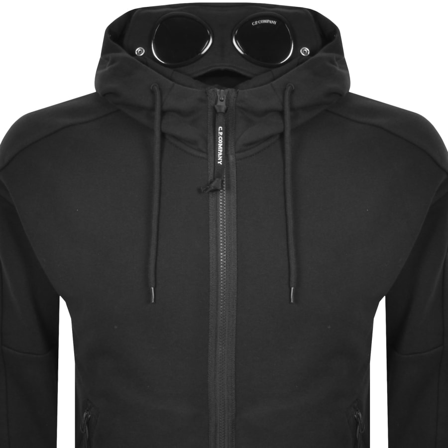 Image number 2 for CP Company Diagonal Hoodie Black